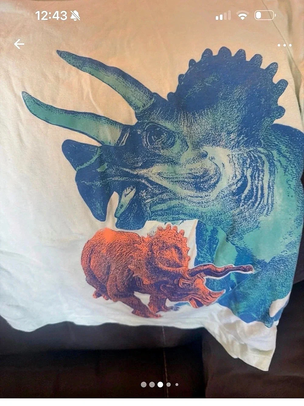 Carter's Boys Dinosaur Graphic Tee Green & Blue size 10/12